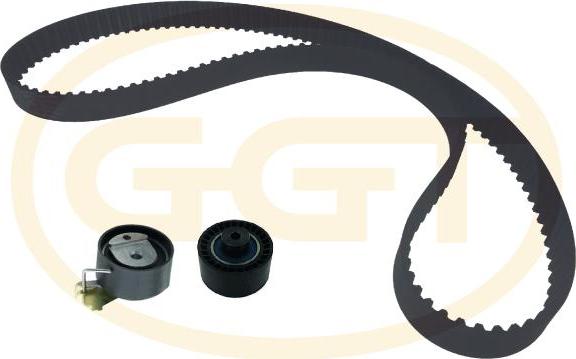GGT KSPA186 - Pompa acqua + Kit cinghie dentate www.autoricambi360.it