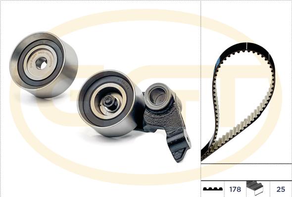 GGT KSPA182 - Kit cinghie dentate www.autoricambi360.it