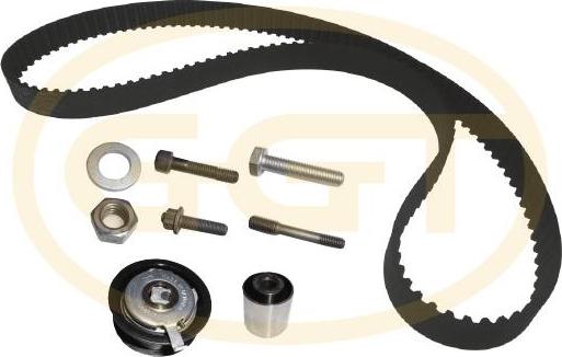 GGT KSPA121 - Kit cinghie dentate www.autoricambi360.it