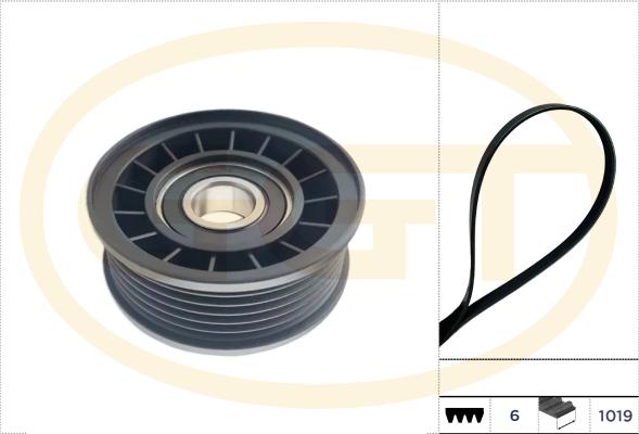 GGT KSPA308A - Kit Cinghie Poly-V www.autoricambi360.it