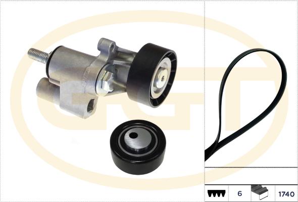 GGT KSPA313A - Kit Cinghie Poly-V www.autoricambi360.it