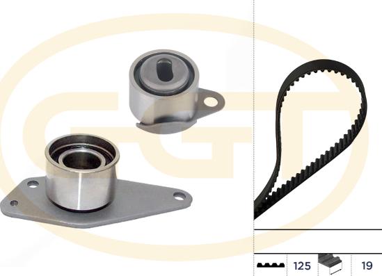 GGT KSPA332 - Kit cinghie dentate www.autoricambi360.it