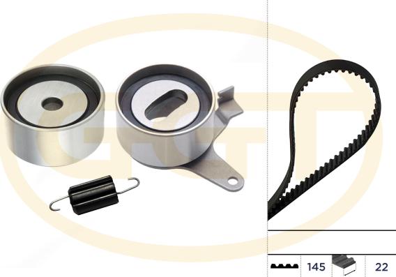 GGT KSPA291 - Kit cinghie dentate www.autoricambi360.it