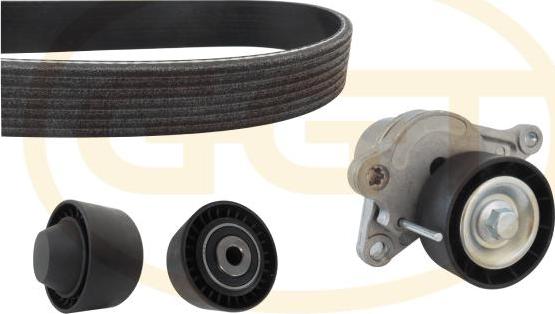 GGT KSPA206A - Kit cinghie dentate www.autoricambi360.it
