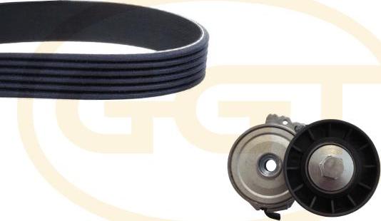 GGT KSPA203A - Kit cinghie dentate www.autoricambi360.it