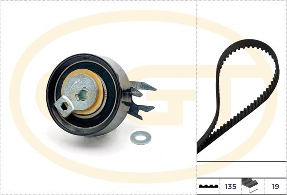 GGT KSPA230 - Kit cinghie dentate www.autoricambi360.it