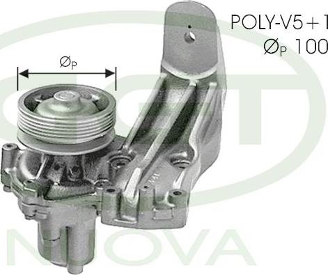 GGT PA00813 - Pompa acqua www.autoricambi360.it
