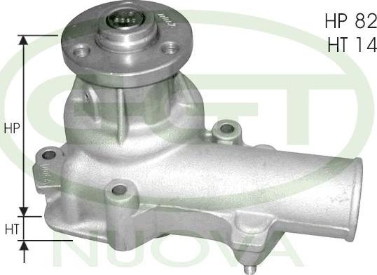 GGT PA00291 - Pompa acqua www.autoricambi360.it