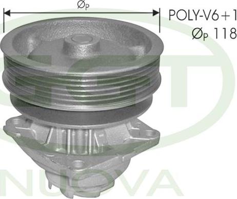 GGT PA10924 - Pompa acqua www.autoricambi360.it