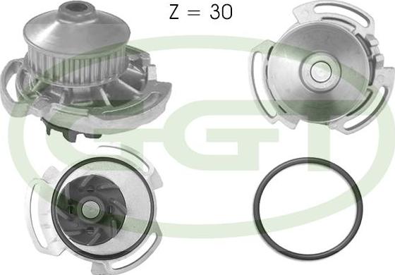GGT PA10592 - Pompa acqua www.autoricambi360.it