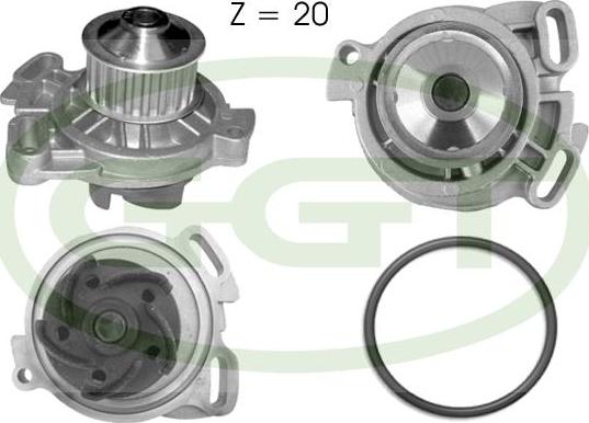 GGT PA10561 - Pompa acqua www.autoricambi360.it