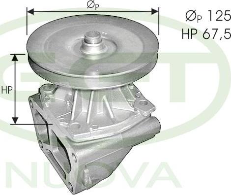 GGT PA10503 - Pompa acqua www.autoricambi360.it