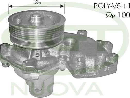 GGT PA10513 - Pompa acqua www.autoricambi360.it