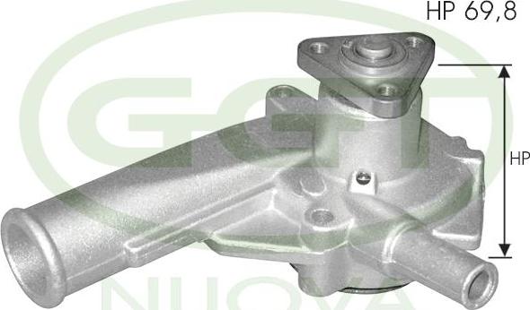 GGT PA10534 - Pompa acqua www.autoricambi360.it