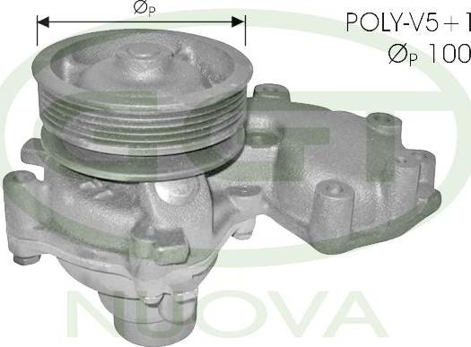 GGT PA10647 - Pompa acqua www.autoricambi360.it