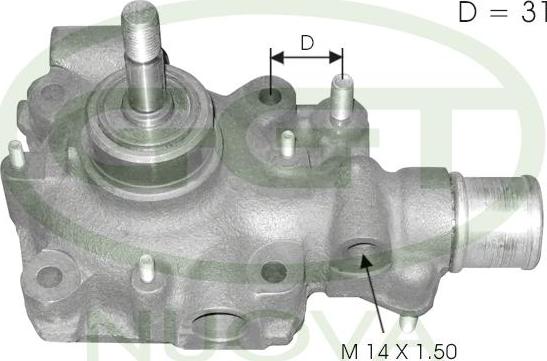 GGT PA10639 - Pompa acqua www.autoricambi360.it