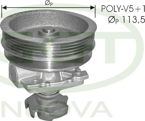GGT PA10672 - Pompa acqua www.autoricambi360.it