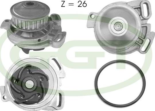 GGT PA10145 - Pompa acqua www.autoricambi360.it