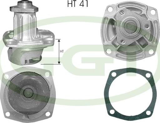 GGT PA10752 - Pompa acqua www.autoricambi360.it
