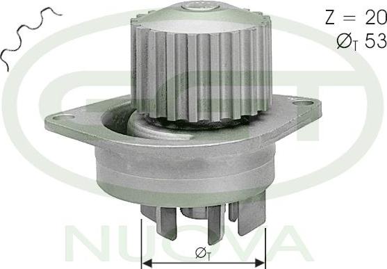 GGT PA10707 - Pompa acqua www.autoricambi360.it