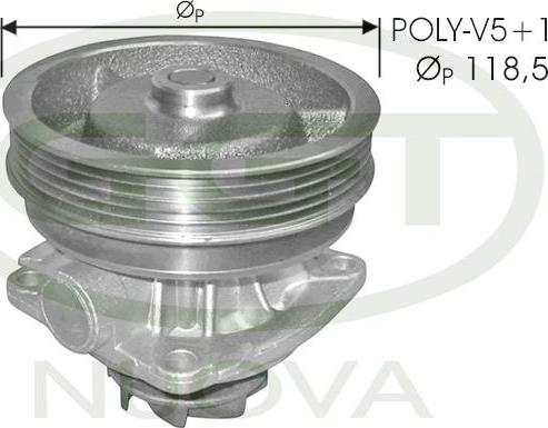 GGT PA10710 - Pompa acqua www.autoricambi360.it