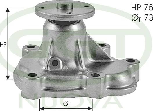 GGT PA11068 - Pompa acqua www.autoricambi360.it