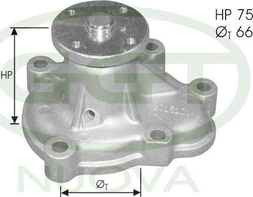 GGT PA11154 - Pompa acqua www.autoricambi360.it