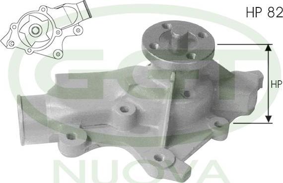 GGT PA11120 - Pompa acqua www.autoricambi360.it