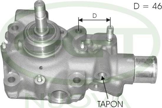 GGT PA11242 - Pompa acqua www.autoricambi360.it