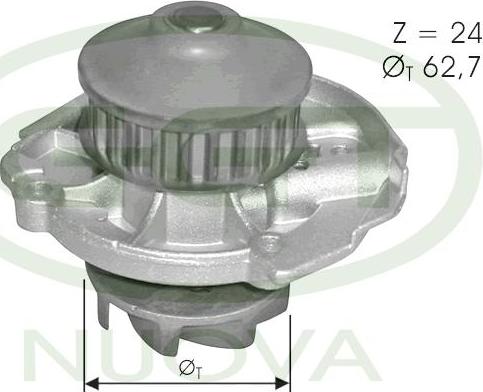 GGT PA11277 - Pompa acqua www.autoricambi360.it