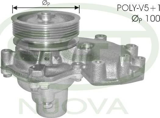 GGT PA12456 - Pompa acqua www.autoricambi360.it