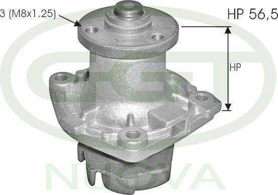 GGT PA12462 - Pompa acqua www.autoricambi360.it