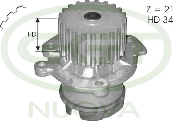 GGT PA12403 - Pompa acqua www.autoricambi360.it