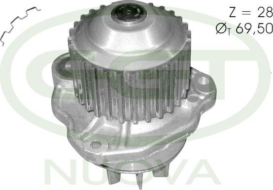 GGT PA12519 - Pompa acqua www.autoricambi360.it