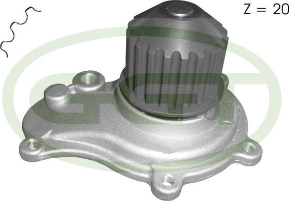 GGT PA12647 - Pompa acqua www.autoricambi360.it
