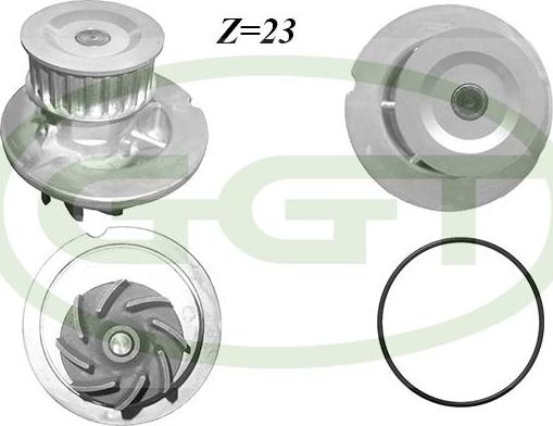 GGT PA12657 - Pompa acqua www.autoricambi360.it