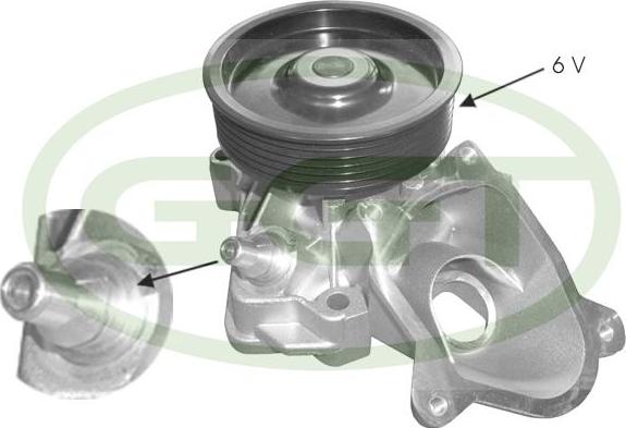GGT PA12661 - Pompa acqua www.autoricambi360.it