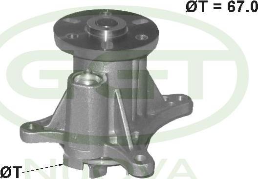 GGT PA12602 - Pompa acqua www.autoricambi360.it