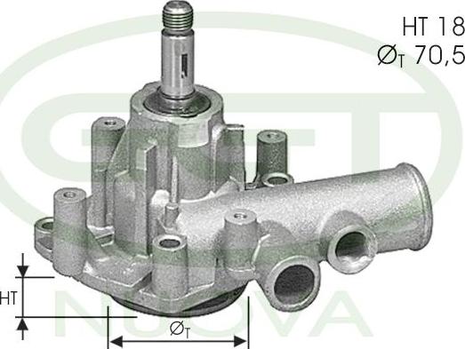 GGT PA12129 - Pompa acqua www.autoricambi360.it