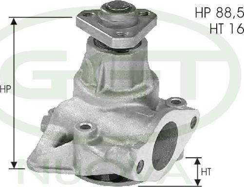 GGT PA12120 - Pompa acqua www.autoricambi360.it