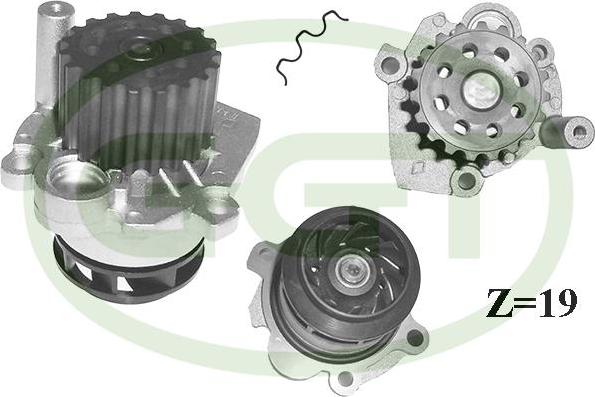 GGT PA12800 - Pompa acqua www.autoricambi360.it
