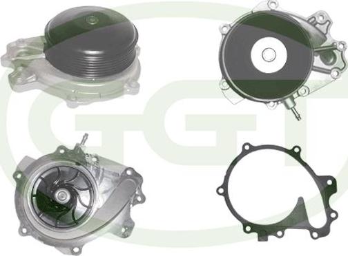 GGT PA12810 - Pompa acqua www.autoricambi360.it