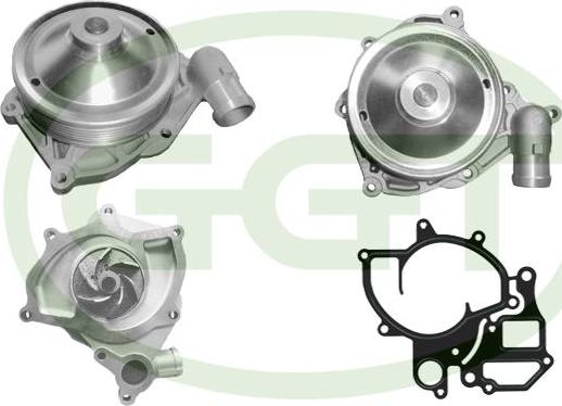 GGT PA12834 - Pompa acqua www.autoricambi360.it