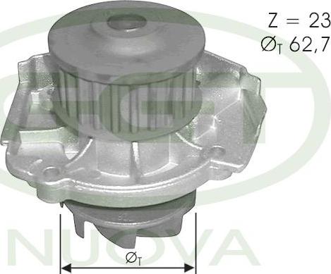 GGT PA12360 - Pompa acqua www.autoricambi360.it