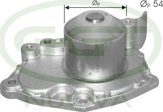 GGT PA12387 - Pompa acqua www.autoricambi360.it