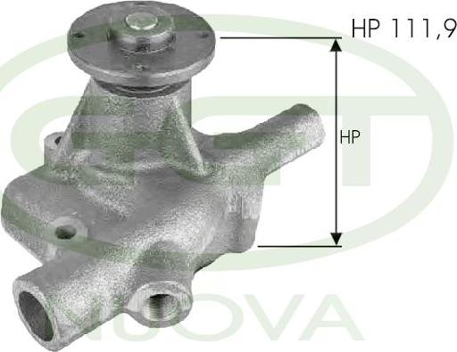 GGT PA12332 - Pompa acqua www.autoricambi360.it