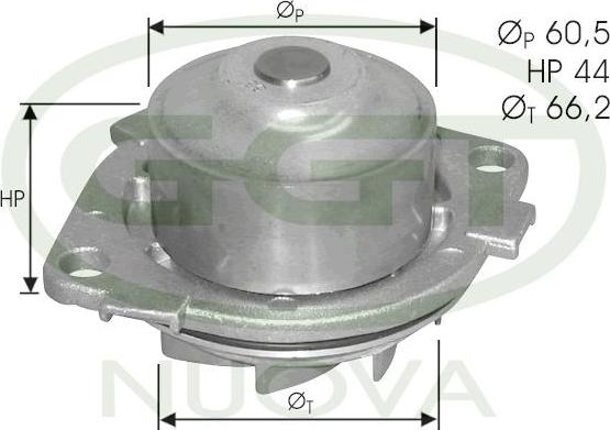 GGT PA12277 - Pompa acqua www.autoricambi360.it