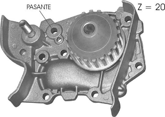 GGT PA12768 - Pompa acqua www.autoricambi360.it