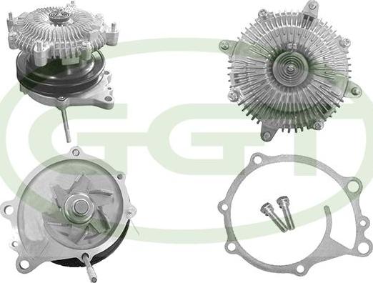 GGT PA12725 - Pompa acqua www.autoricambi360.it