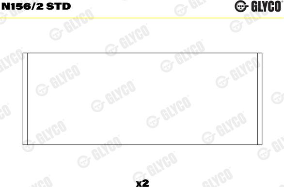 Glyco N156/2 STD - Supporto albero a camme www.autoricambi360.it